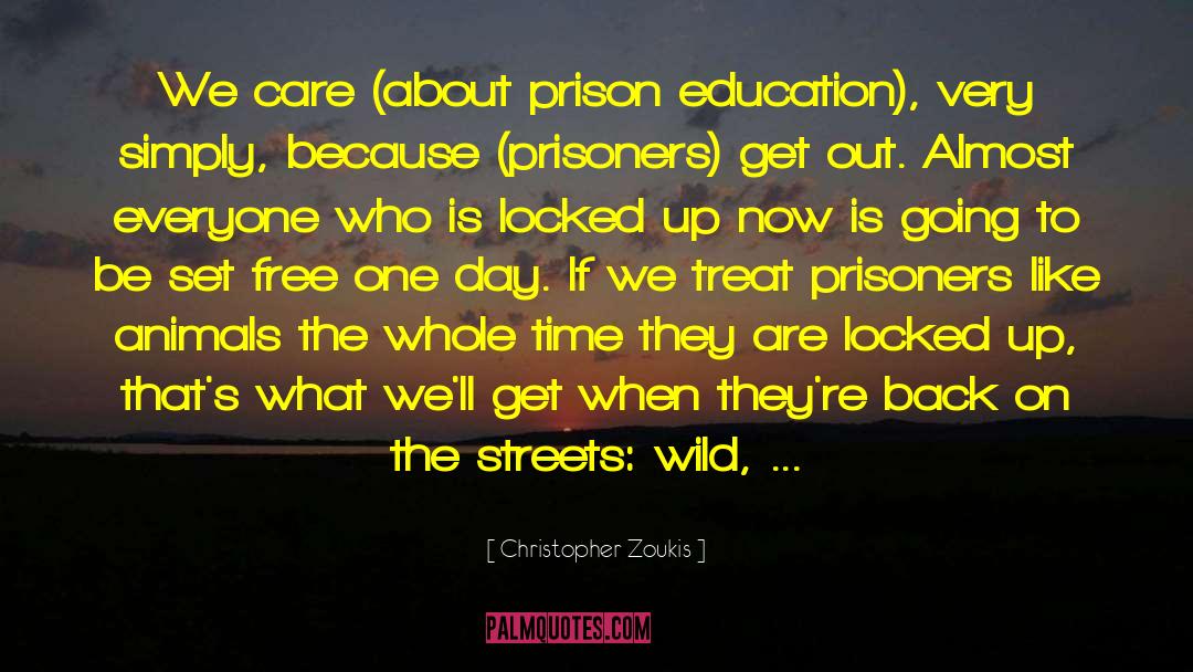 Recidivism quotes by Christopher Zoukis