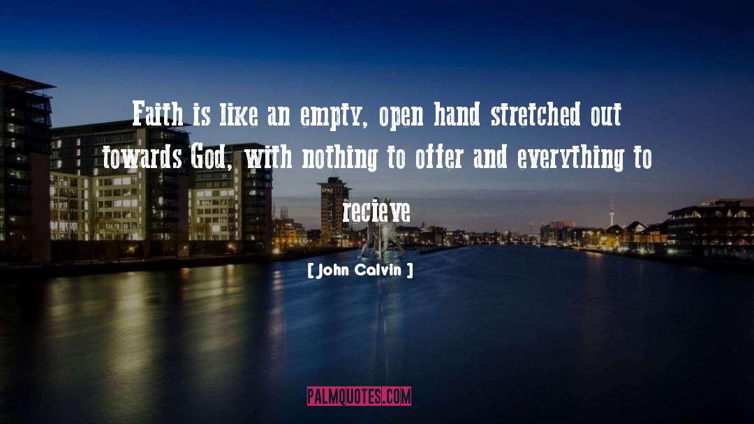 Recieve quotes by John Calvin
