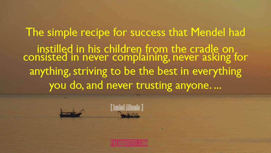 Recipe For Success quotes by Isabel Allende