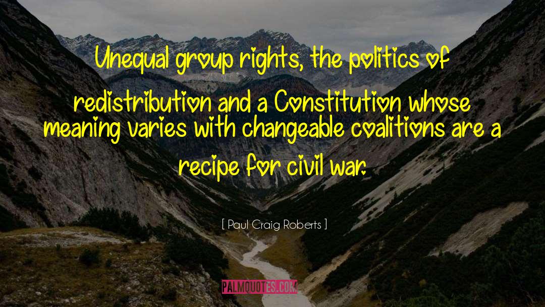 Recipe quotes by Paul Craig Roberts