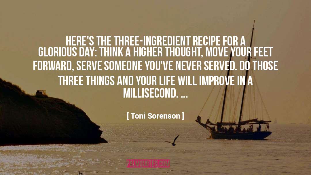 Recipe quotes by Toni Sorenson