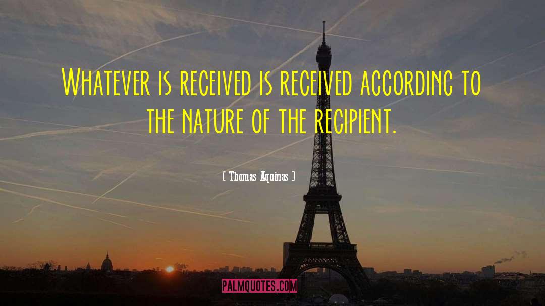 Recipient Name quotes by Thomas Aquinas