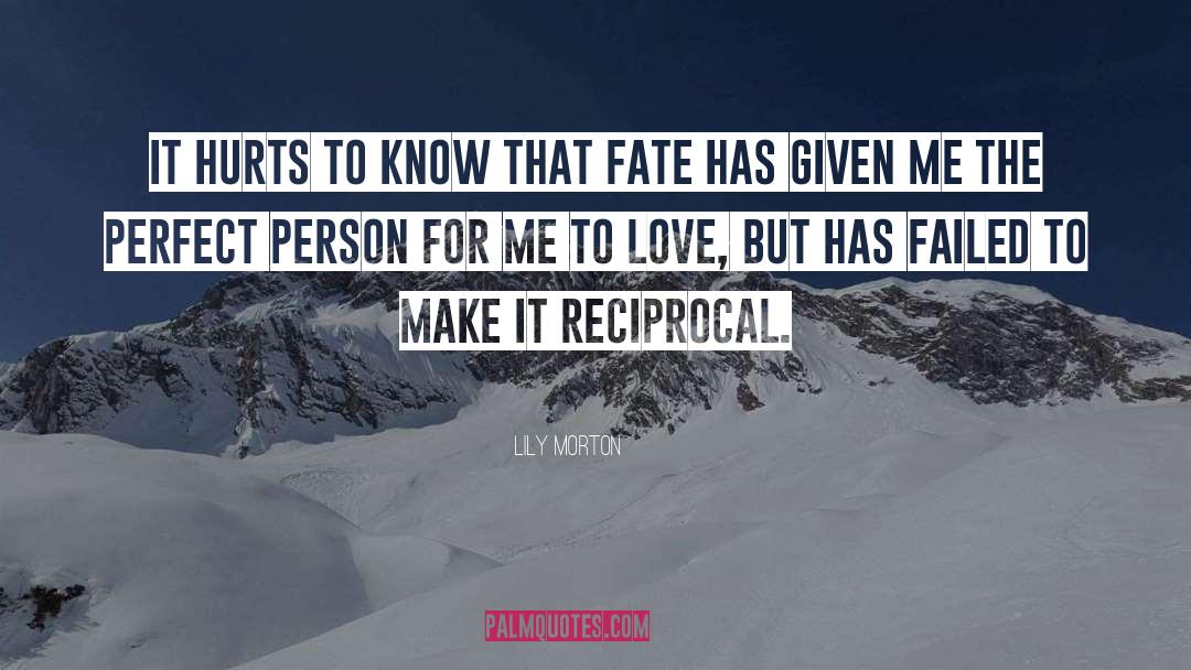 Reciprocal quotes by Lily Morton