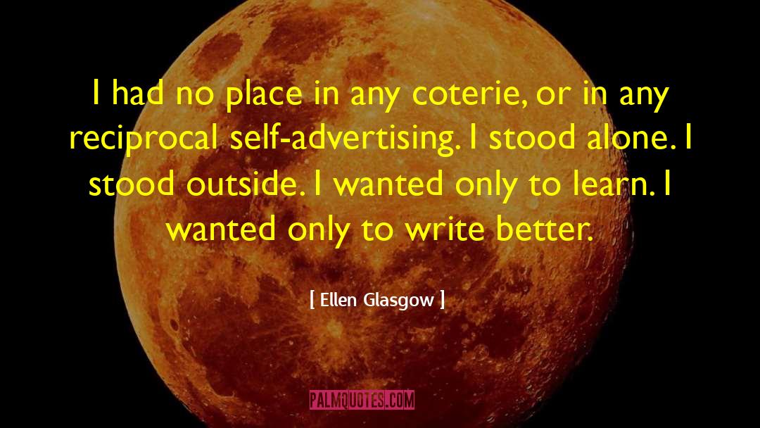 Reciprocal quotes by Ellen Glasgow