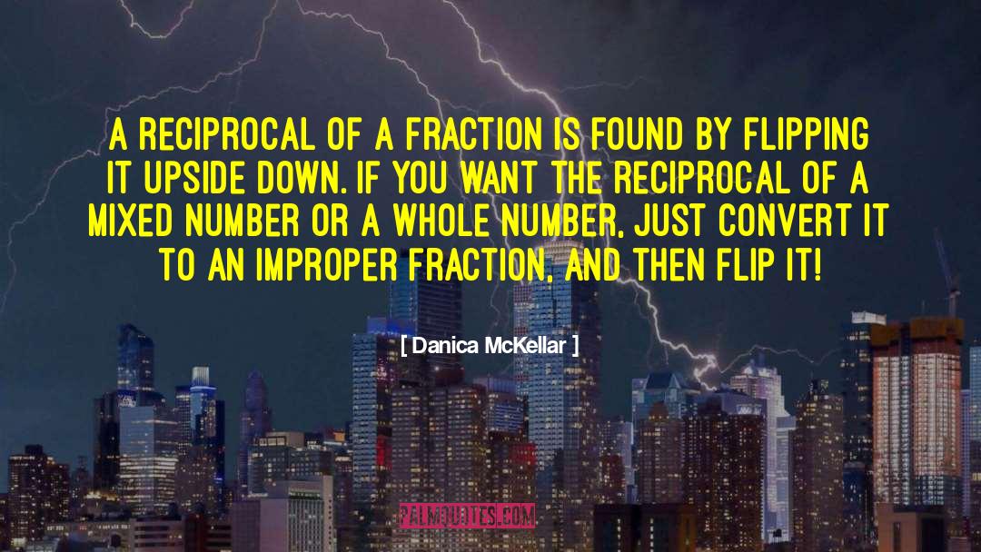 Reciprocal quotes by Danica McKellar