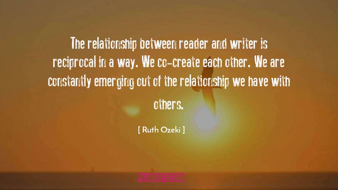 Reciprocal quotes by Ruth Ozeki