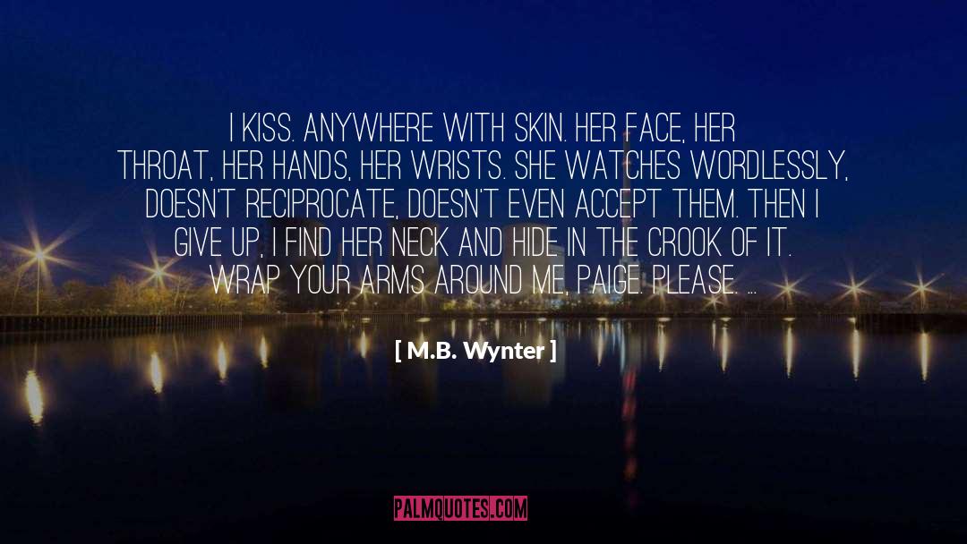 Reciprocate quotes by M.B. Wynter