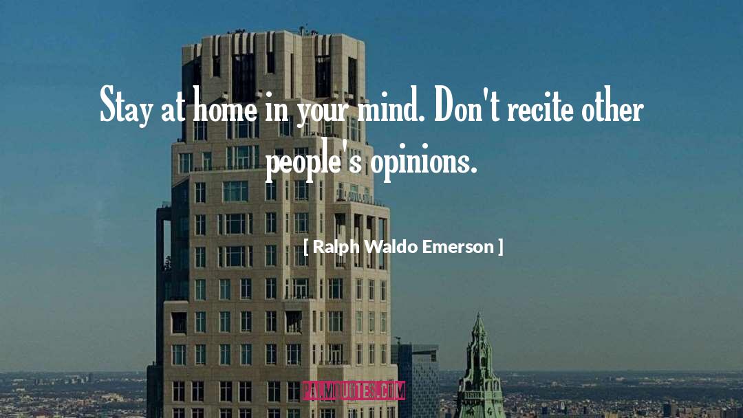 Recite quotes by Ralph Waldo Emerson