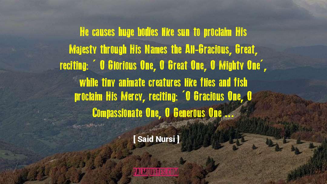 Reciting quotes by Said Nursi