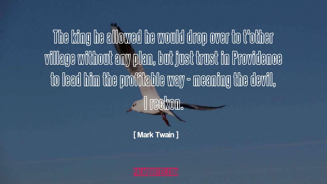 Reckon quotes by Mark Twain