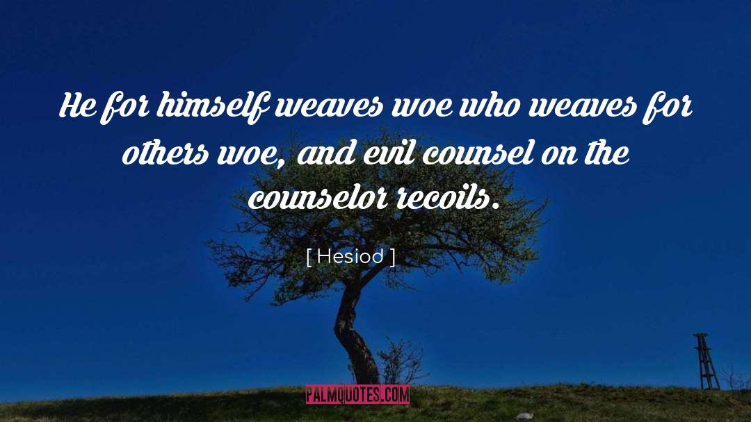 Recoil quotes by Hesiod