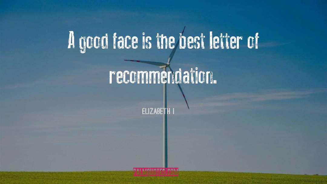 Recommendations quotes by Elizabeth I