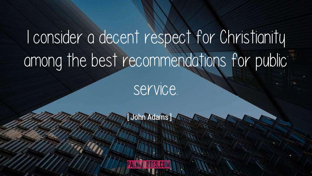 Recommendations quotes by John Adams