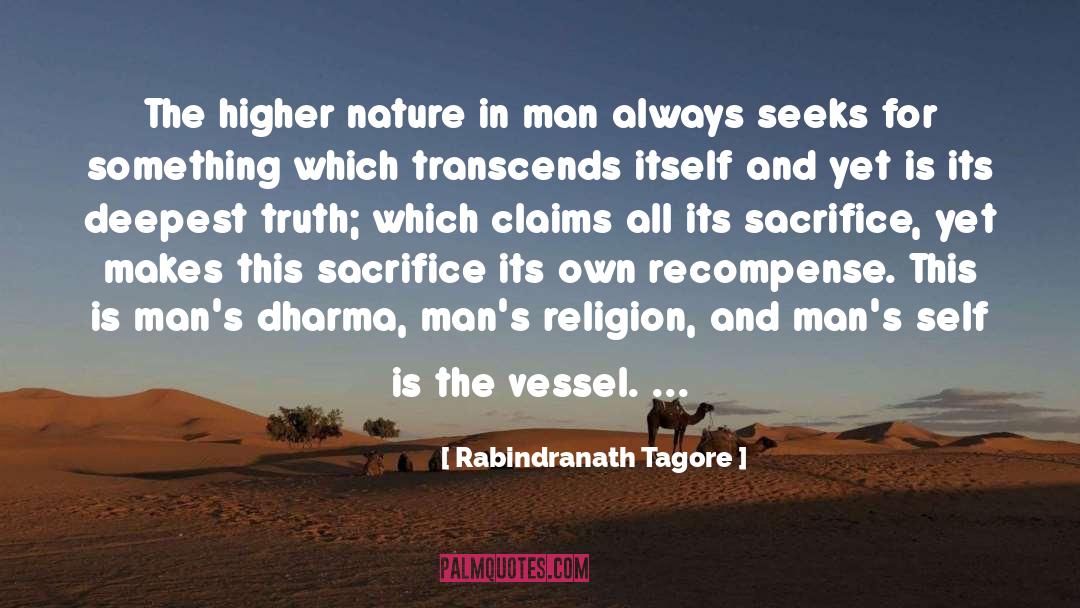 Recompense quotes by Rabindranath Tagore