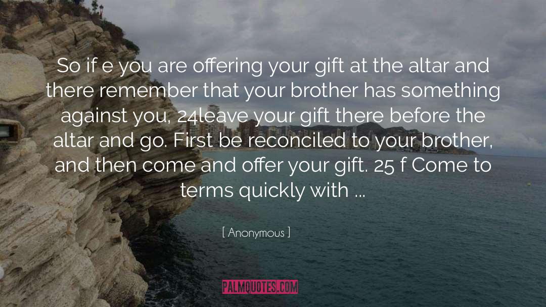Reconciled quotes by Anonymous