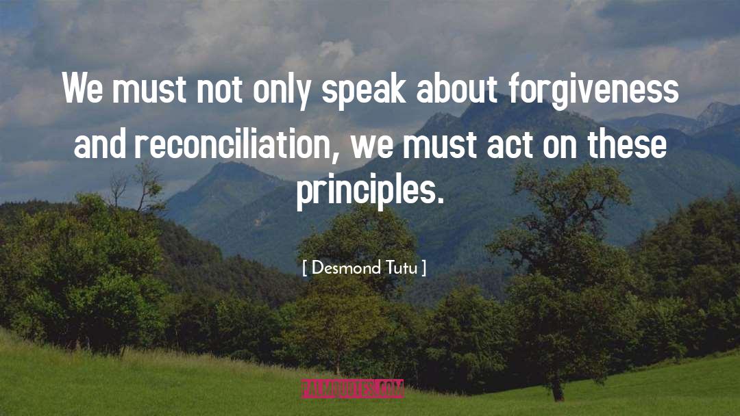 Reconciliation quotes by Desmond Tutu