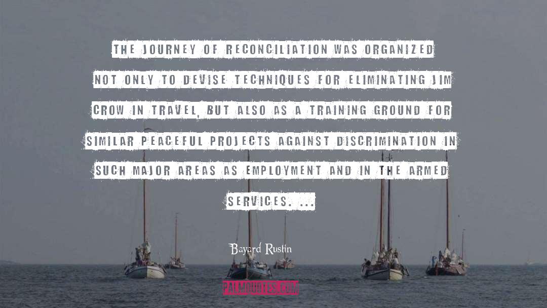 Reconciliation quotes by Bayard Rustin