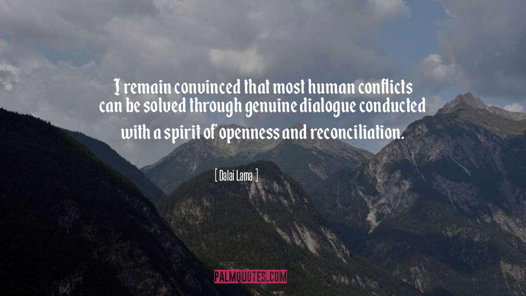 Reconciliation quotes by Dalai Lama