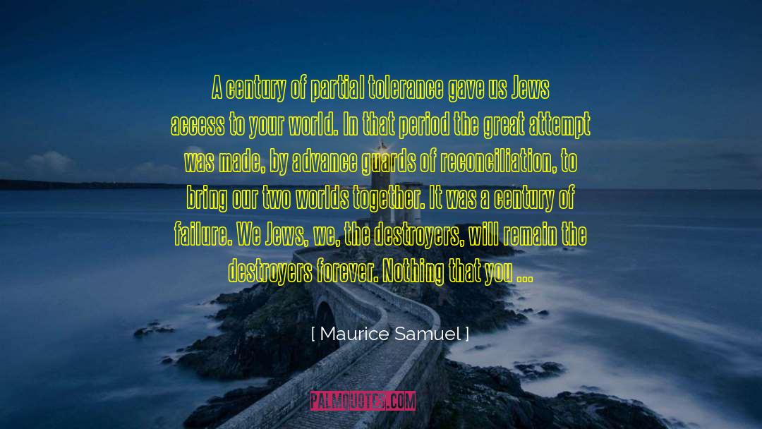 Reconciliation quotes by Maurice Samuel