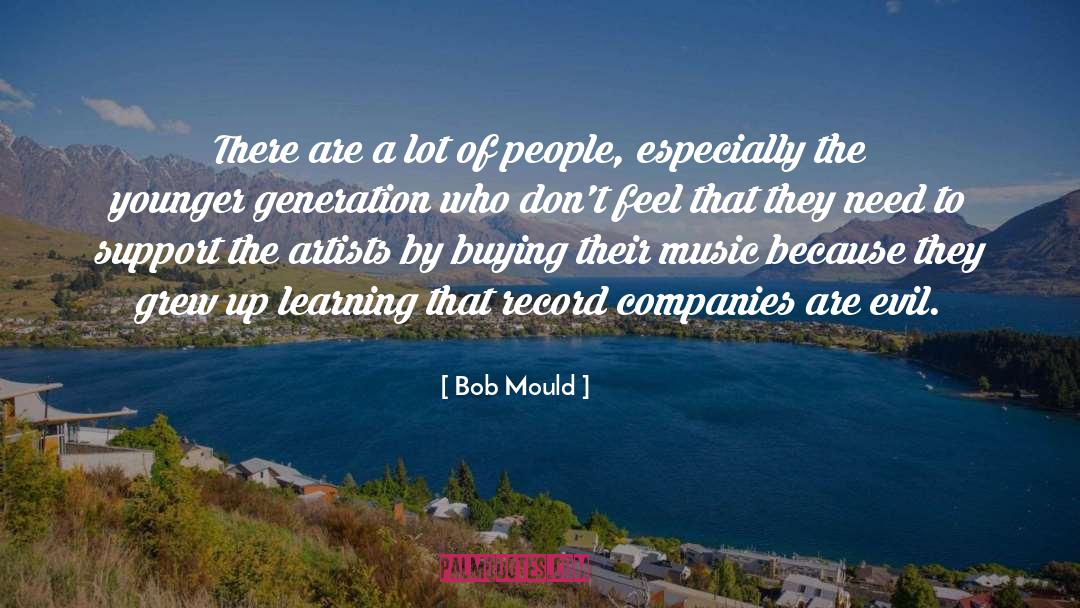 Record Companies quotes by Bob Mould