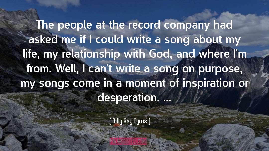 Record Companies quotes by Billy Ray Cyrus