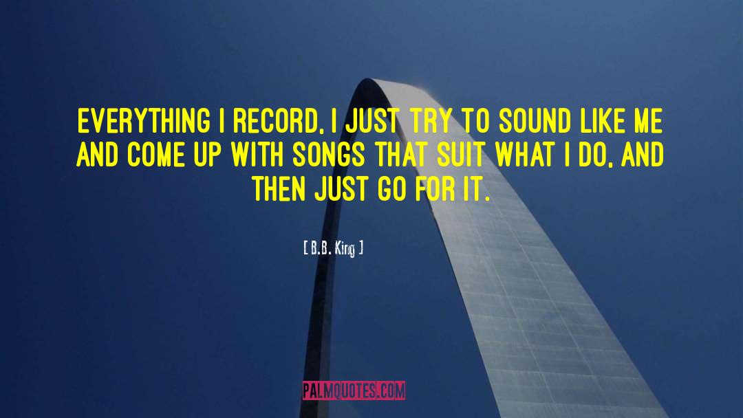 Record Keeping quotes by B.B. King