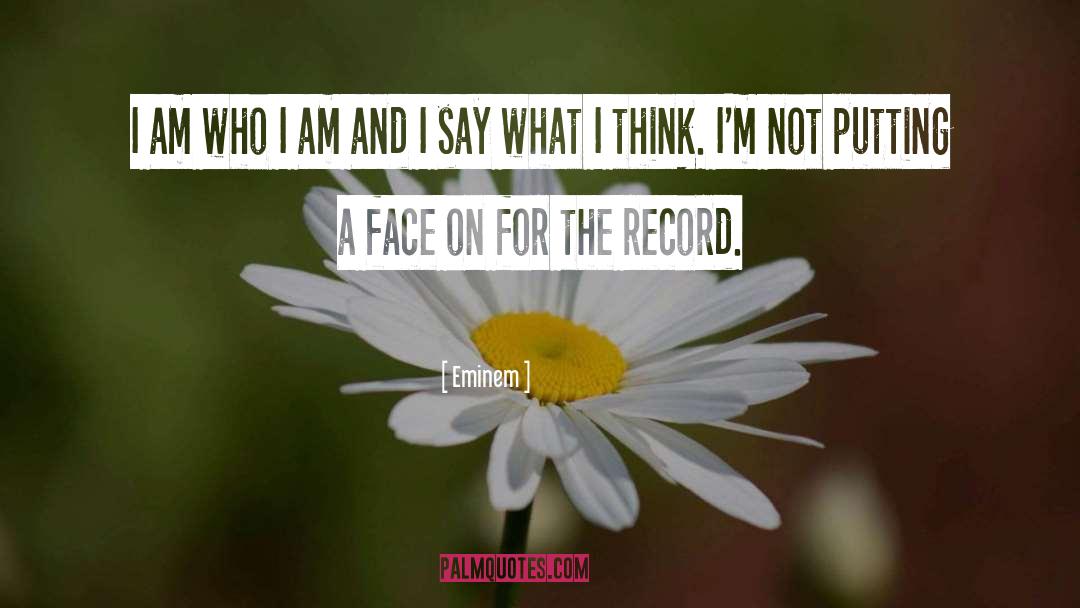 Record quotes by Eminem