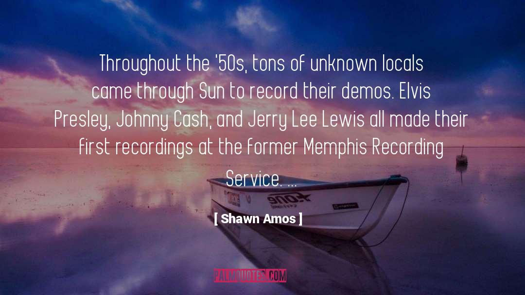 Record Store quotes by Shawn Amos