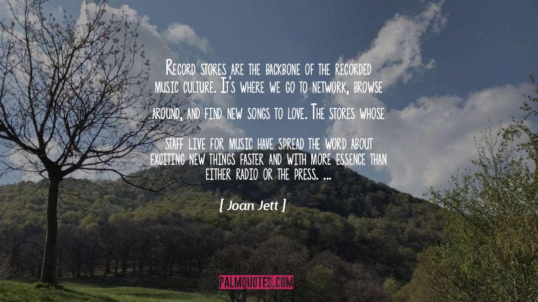 Record Stores quotes by Joan Jett
