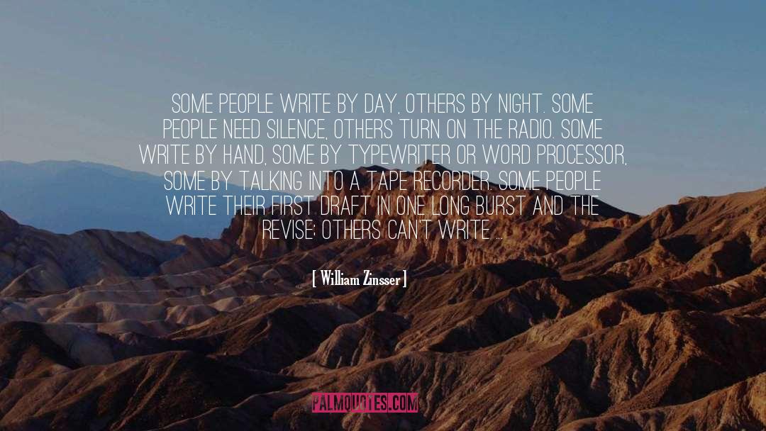 Recorder quotes by William Zinsser