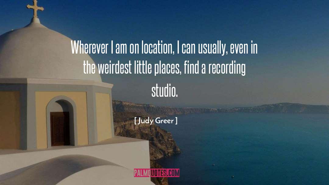 Recording Studio quotes by Judy Greer