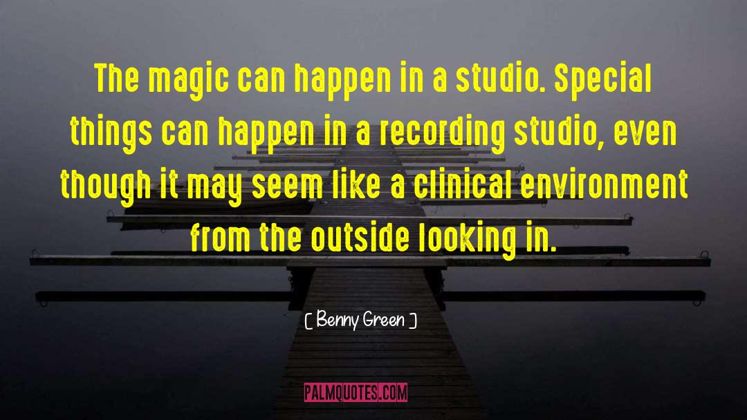 Recording Studio quotes by Benny Green