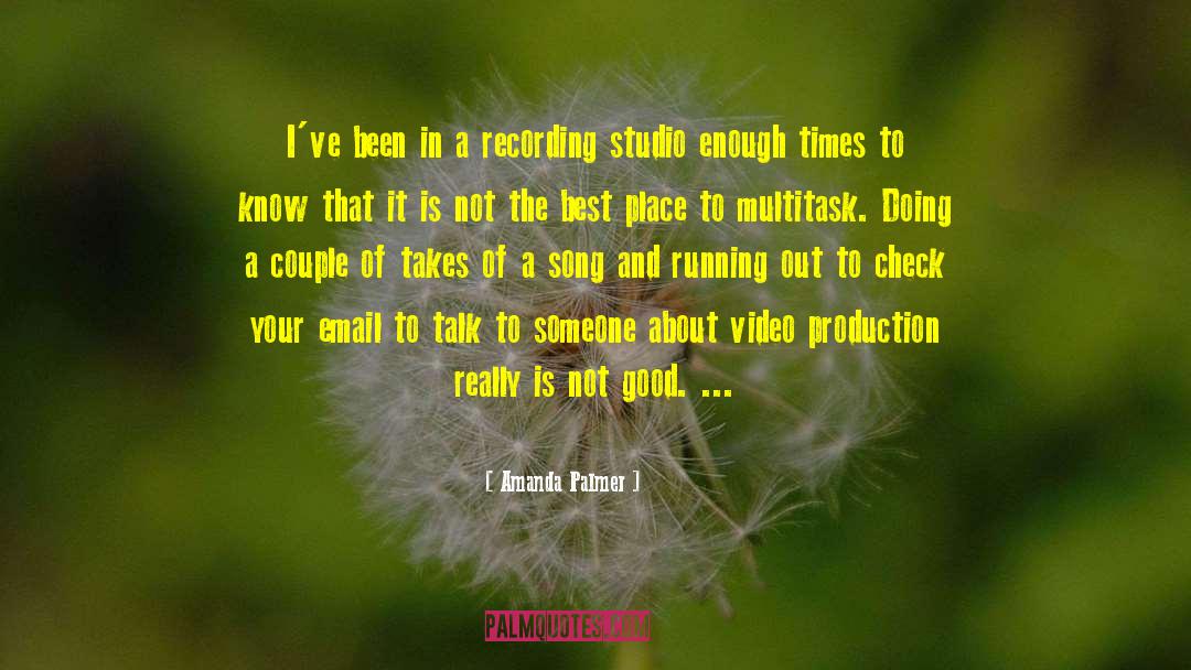 Recording Studio quotes by Amanda Palmer