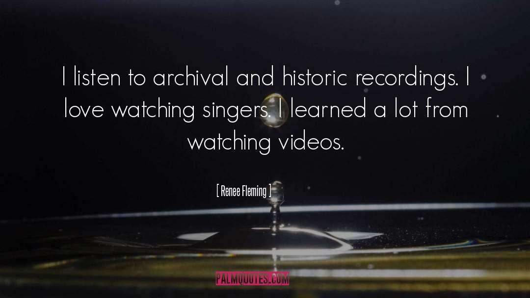 Recordings quotes by Renee Fleming