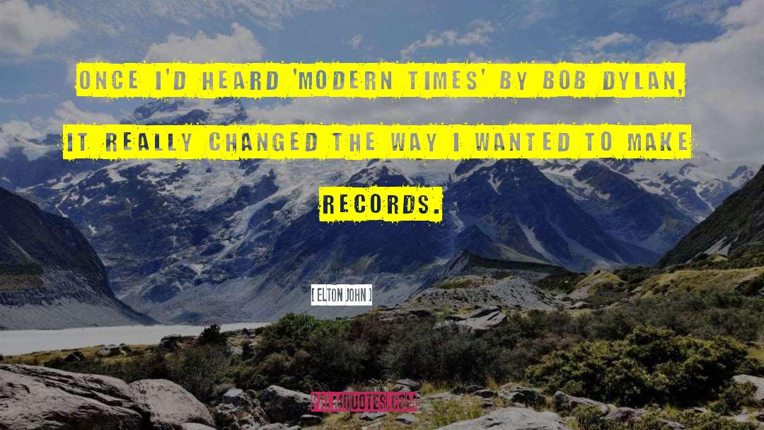 Records Breaking quotes by Elton John