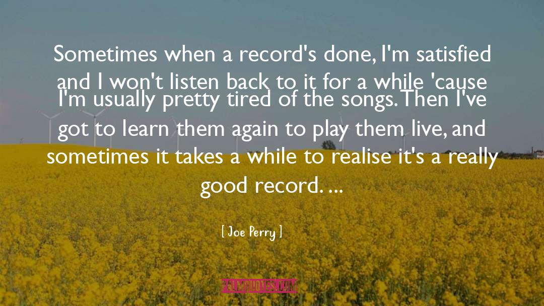 Records Breaking quotes by Joe Perry