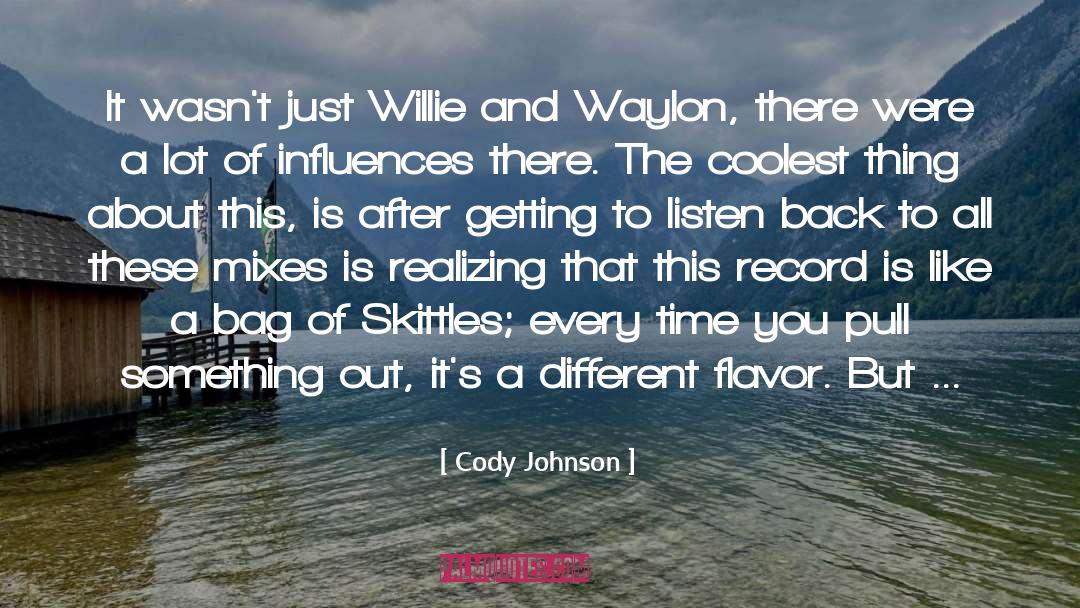 Records quotes by Cody Johnson
