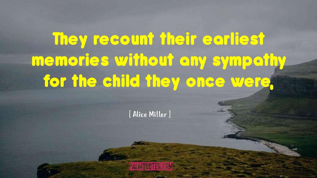 Recount quotes by Alice Miller