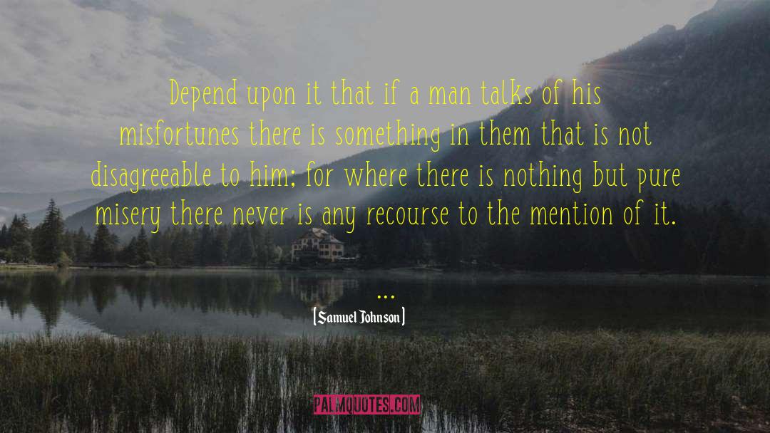 Recourse quotes by Samuel Johnson