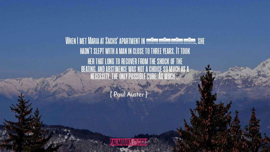 Recover After A Long Trip quotes by Paul Auster