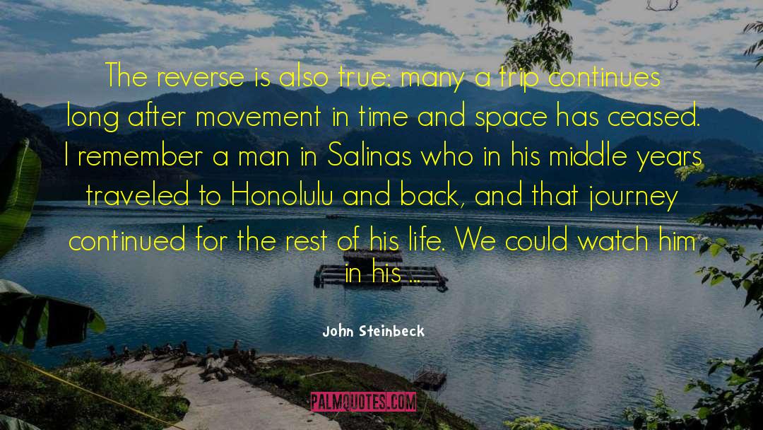 Recover After A Long Trip quotes by John Steinbeck