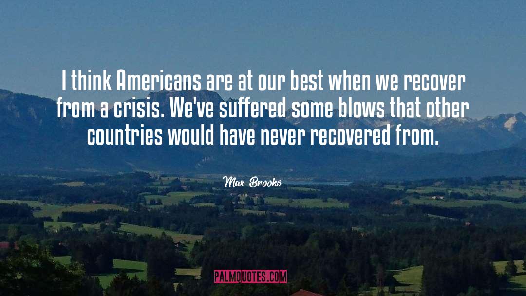 Recover quotes by Max Brooks
