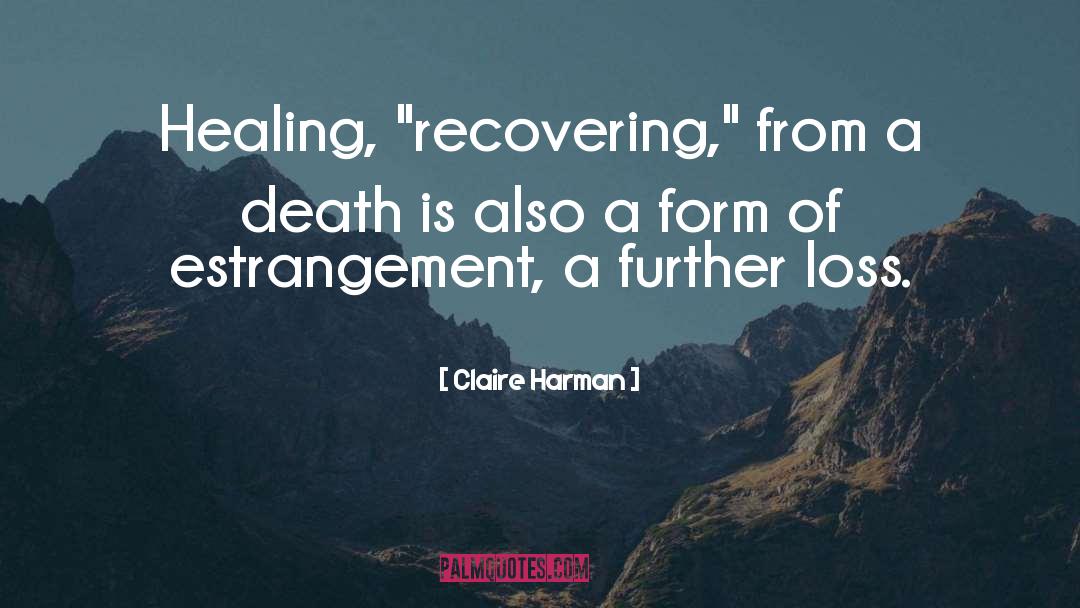 Recovering quotes by Claire Harman