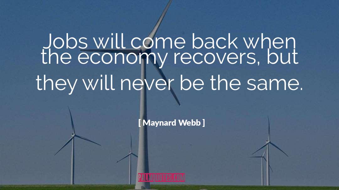 Recovers quotes by Maynard Webb