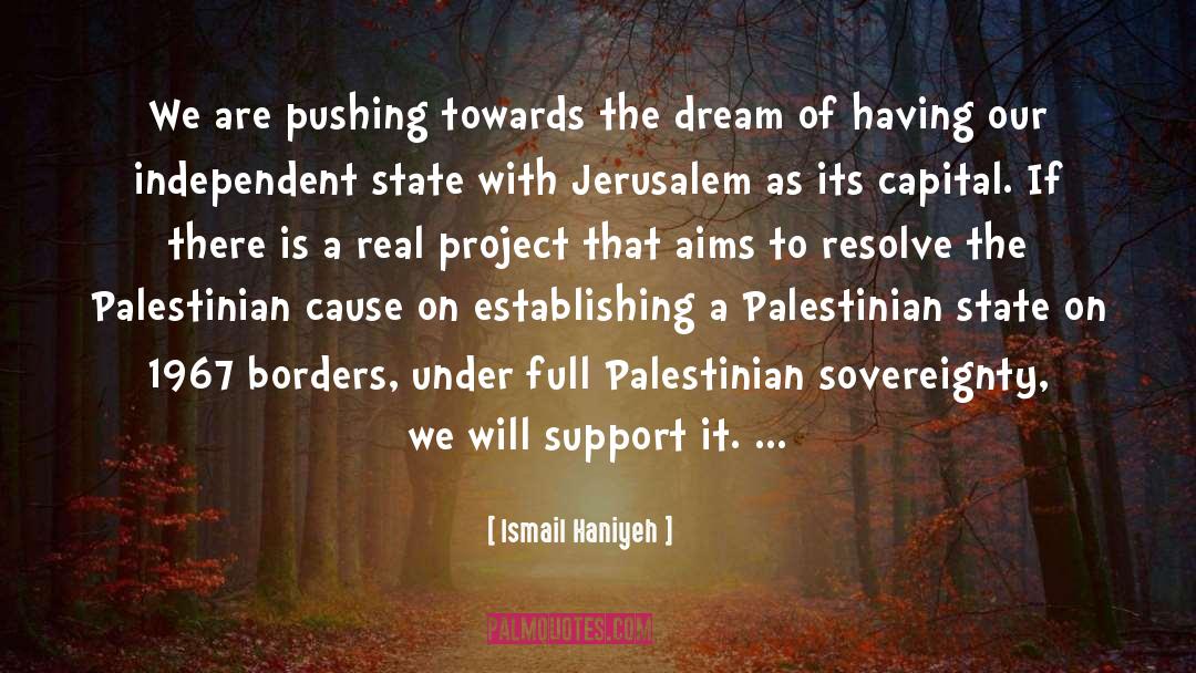 Recovery Capital Destruction quotes by Ismail Haniyeh