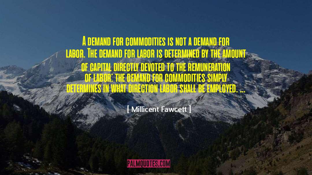 Recovery Capital Destruction quotes by Millicent Fawcett