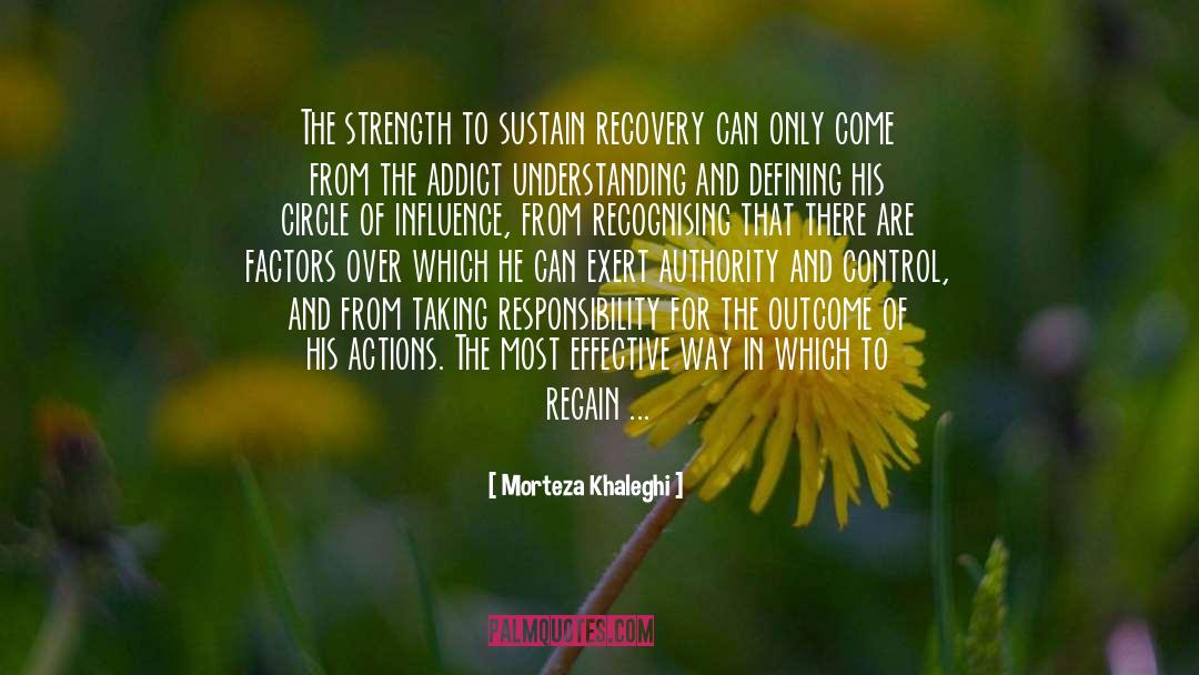 Recovery From Abusey quotes by Morteza Khaleghi