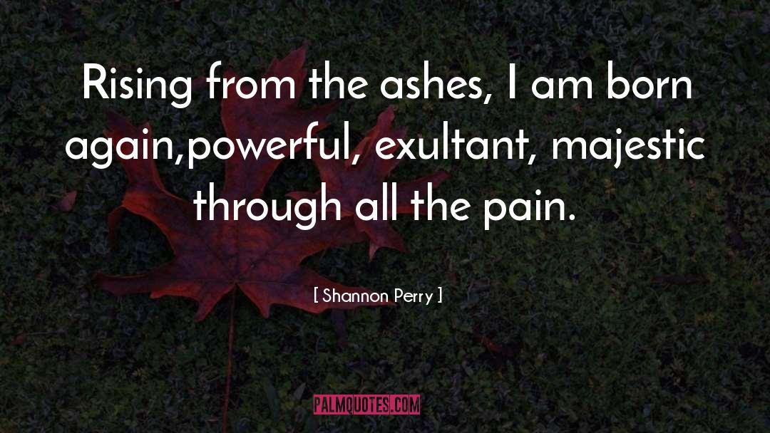 Recovery From Pain quotes by Shannon Perry