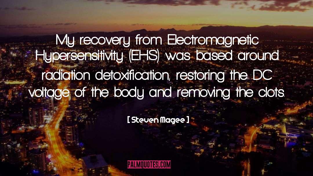 Recovery quotes by Steven Magee