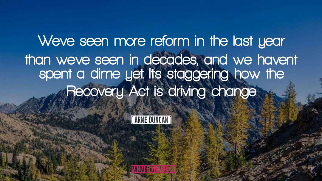 Recovery quotes by Arne Duncan